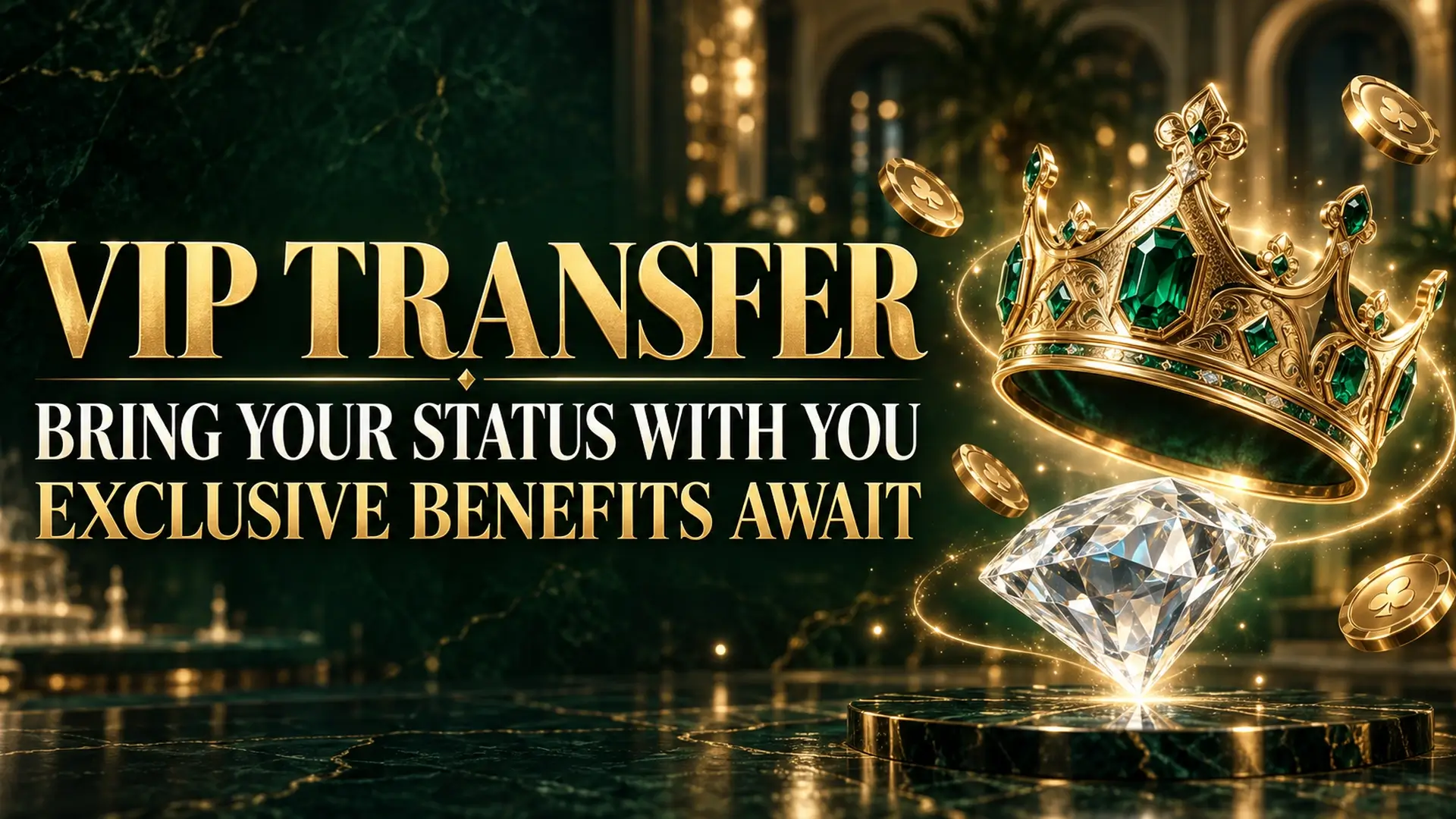 Transfer your VIP status to us
